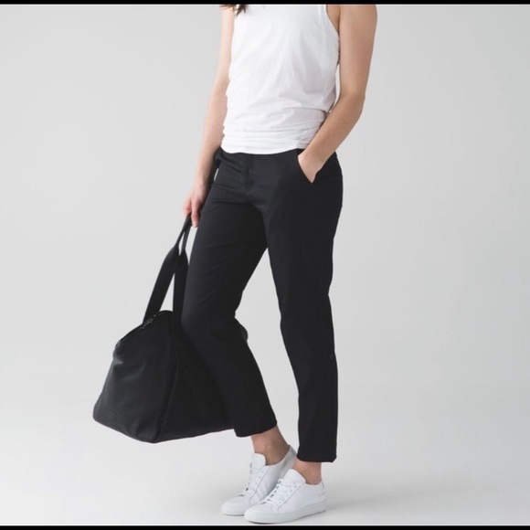 Lululemon Trek Trouser Pants Black Size 8 - Picture 2 of 15